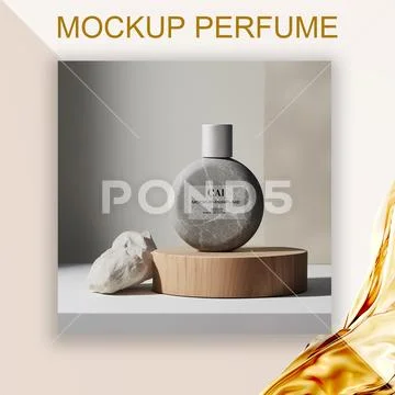 PERFUME MOCKUP Template PSD