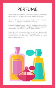 Perfume Pattern Color Card Vector Illustration Stock-Illustration