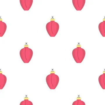 Perfume pattern flat 스톡 일러스트