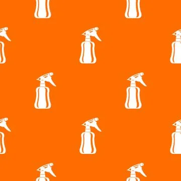Perfume pattern vector orange 스톡 일러스트