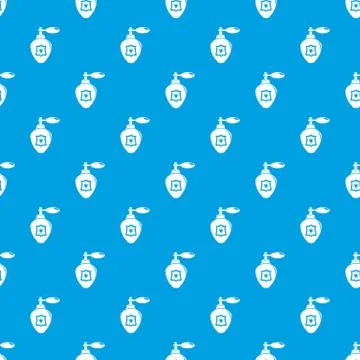 Perfume pattern vector seamless blue Stock-Illustration