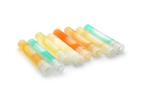 Perfume samples Stock Photos