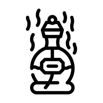 Perfume scent line icon vector illustration line Stock-Illustration