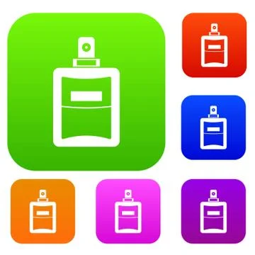 Perfume set collection 스톡 일러스트