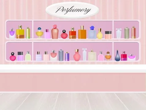 Perfume shop Illustration