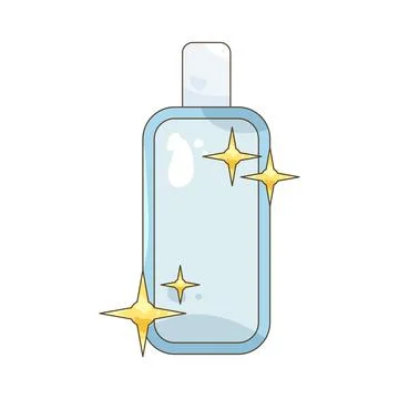 Perfume sparkle Stock Illustration