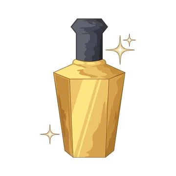 Perfume sparkle illustration Stock Illustration