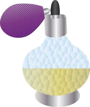 Perfume Spray Bottle Stock Illustration