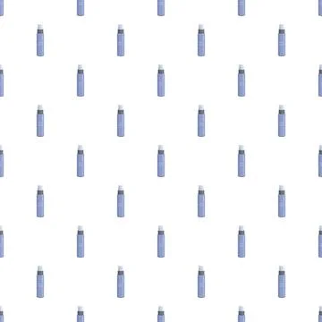 Perfume spray bottle seamless pattern design repeating background 스톡 일러스트