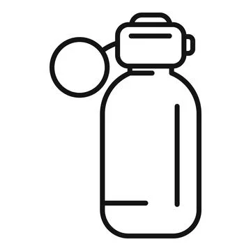 Perfume sprayer icon outline vector. Hand wash clean Ilustración de archivo