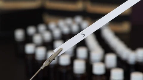 Perfume test Stock Footage 111345979