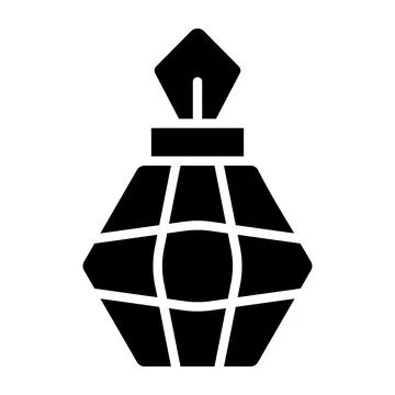 Perfume Vector Icon Design Illustration Illustrazione stock