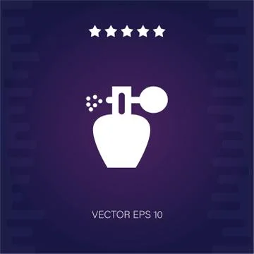 Perfume vector icon Stock Illustration