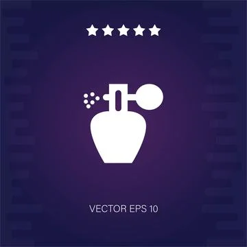 Perfume vector icon Stock Illustration