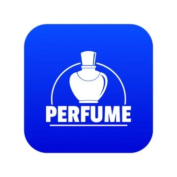 Perfumery icon blue Illustration