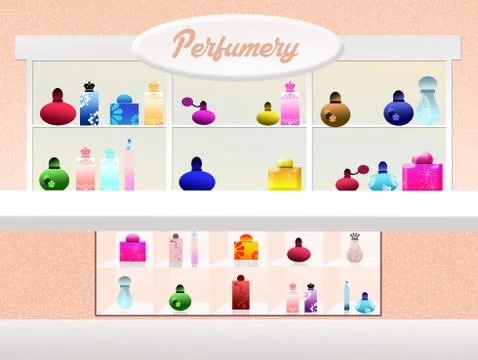 Perfumery Stock Illustration