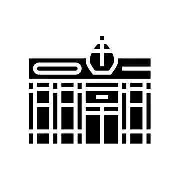 Perfumery store glyph icon vector illustration Stock Illustration