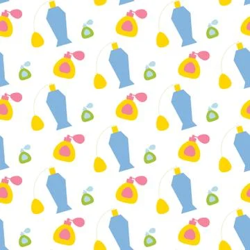Perfumes Bottle pattern Stock-Illustration