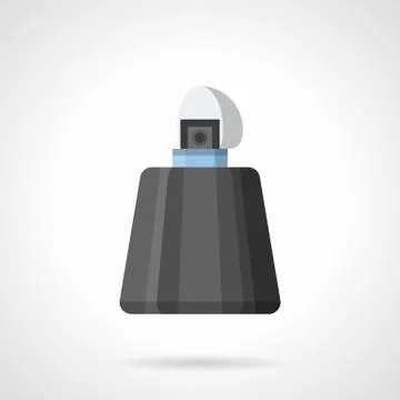 Perfumes for men flat color vector icon 스톡 일러스트