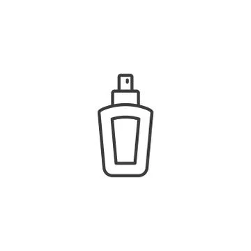 Perfume/spray icon vector on white background Stock Illustration