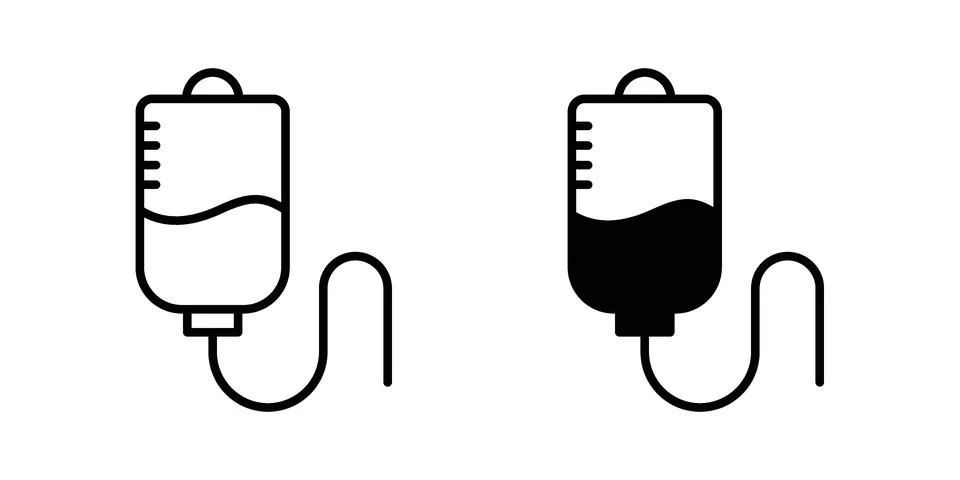 Perfusion icon set. Vector EPS 10 Stock Illustration