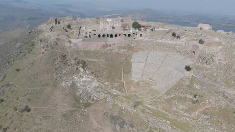 Pergamon Antique City 2 Stock Footage 112011654