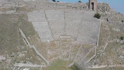 Pergamon Antique City 7 Stock Footage 112011979