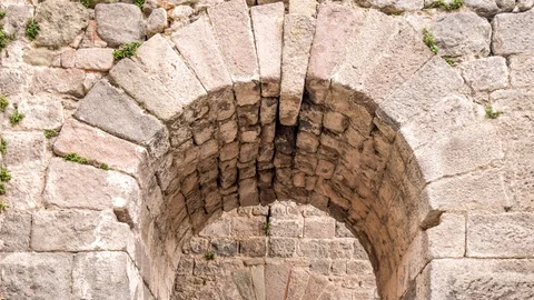 The Pergamon Arches in Turkey Stock-Footage 107083374