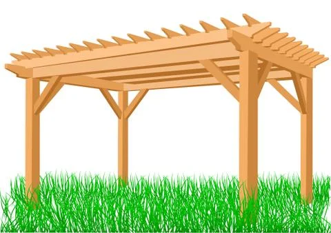 Pergola Stock Illustration