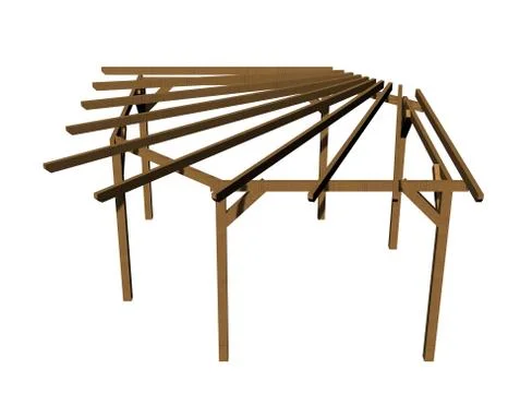 Pergola Stock Illustration