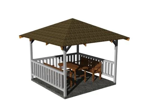 Pergola Stock Illustration