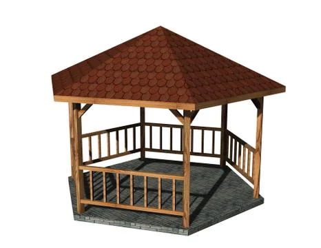 Pergola Stock Illustration
