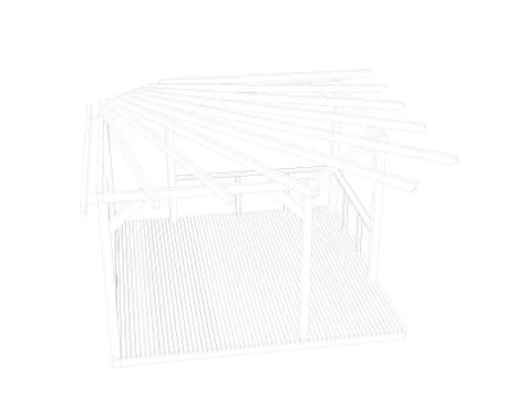 Pergola Stock Illustration