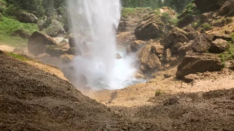 The Pericnik waterfall Stock Footage 112042504
