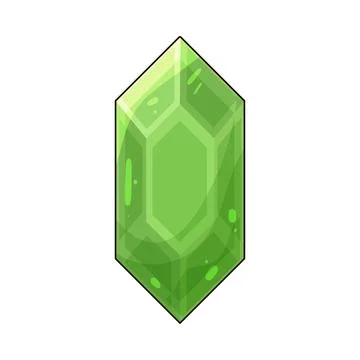 Peridot illustration Stock Illustration