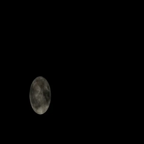 Perigee, supermoon, full, moon with clouds, time lapse Stock Footage 69650585