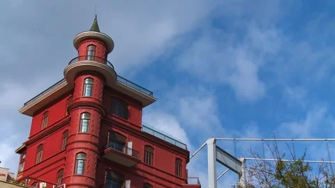 Perili Kosk and the Upper Section of a Fatih Sultan Mehmet Bridge Pillar un.. 動画素材 327275758