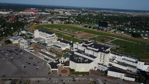 The Perimeter of Churchill Downs Stock-Footage 89370159