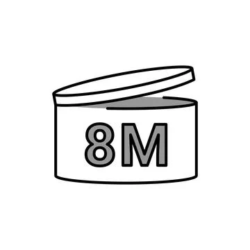 Period after opening line icon. Use before after period. Stock Illustration