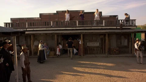 old western saloon front