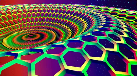 Periodic abstract honeycomb background Stock Footage 31273257