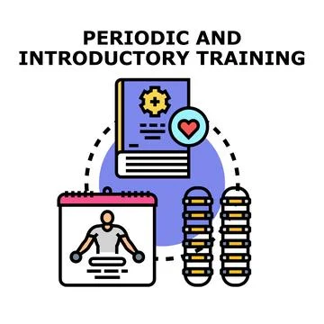 Periodic and introductory training program planning for health Illustration