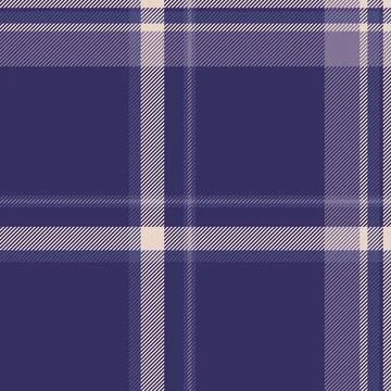 Periodic check tartan pattern, romantic textile plaid vector. Bold fabric t.. Stock Illustration