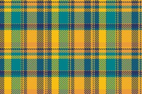 Periodic fabric pattern check, funky vector textile background. Paint seaml.. Illustrazione stock