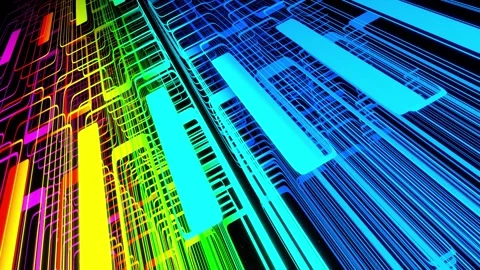 The periodic pattern of simple shapes makes this VJ loop easy to customize and Stock Footage 315471760