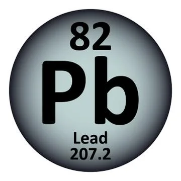 Lead Element Periodic Table Lead Chemical Element Mendeleev Periodic