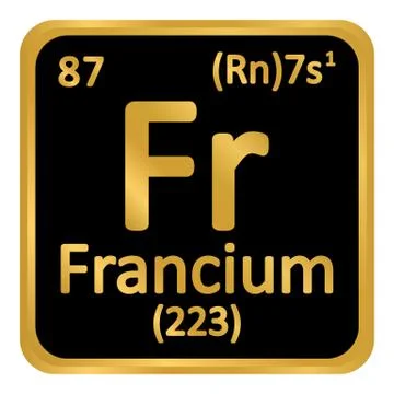 Periodic table element polonium icon. Stock Illustration