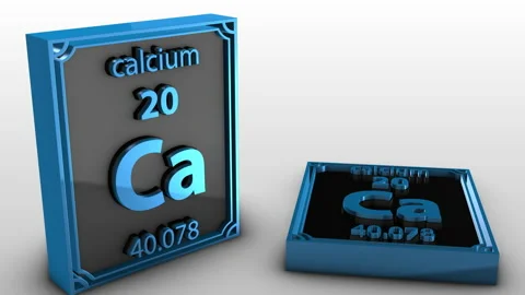 Periodic Table Of Elements - Calcium - Ca Stock Footage 155203744