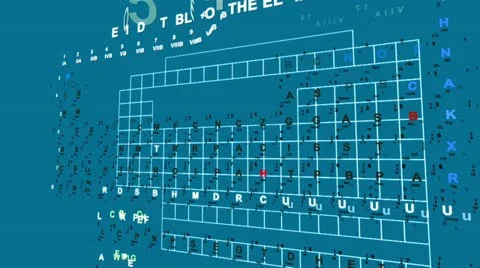 The periodic Table of the Elements Stock Footage 22025105