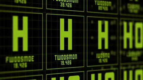 Periodic Table of the Elements Stock Footage 111951429